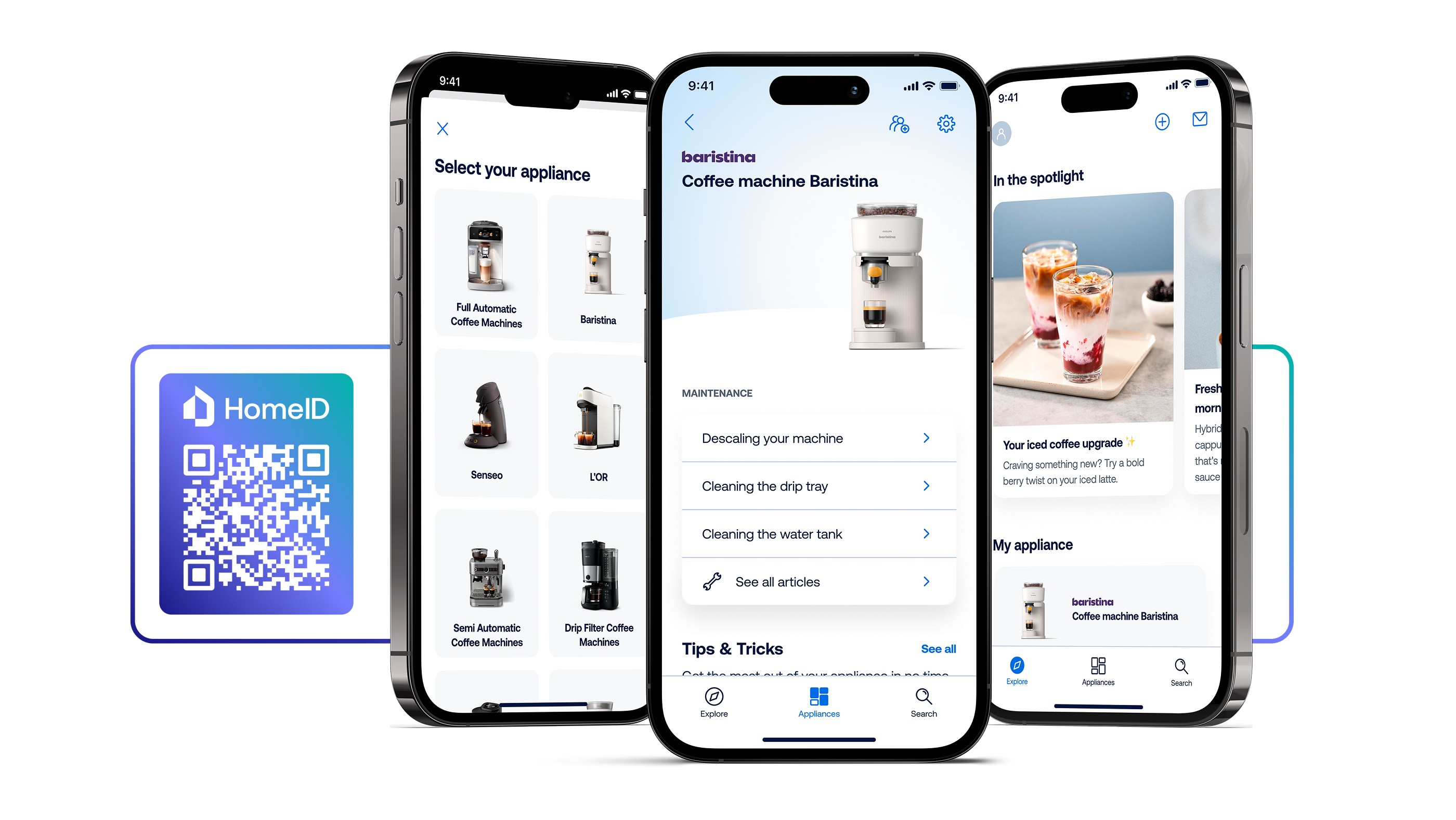 Find kaffeopskrifter og guider på vores HomeID-app