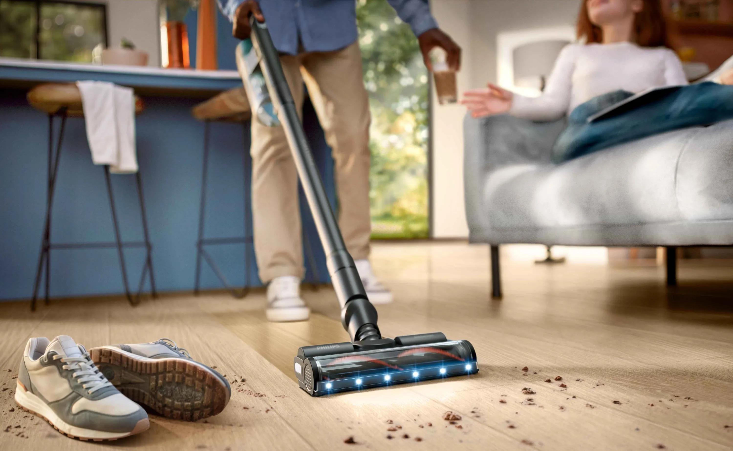 So fast, so powerful with Philips Cordless Vacuum Cleaners