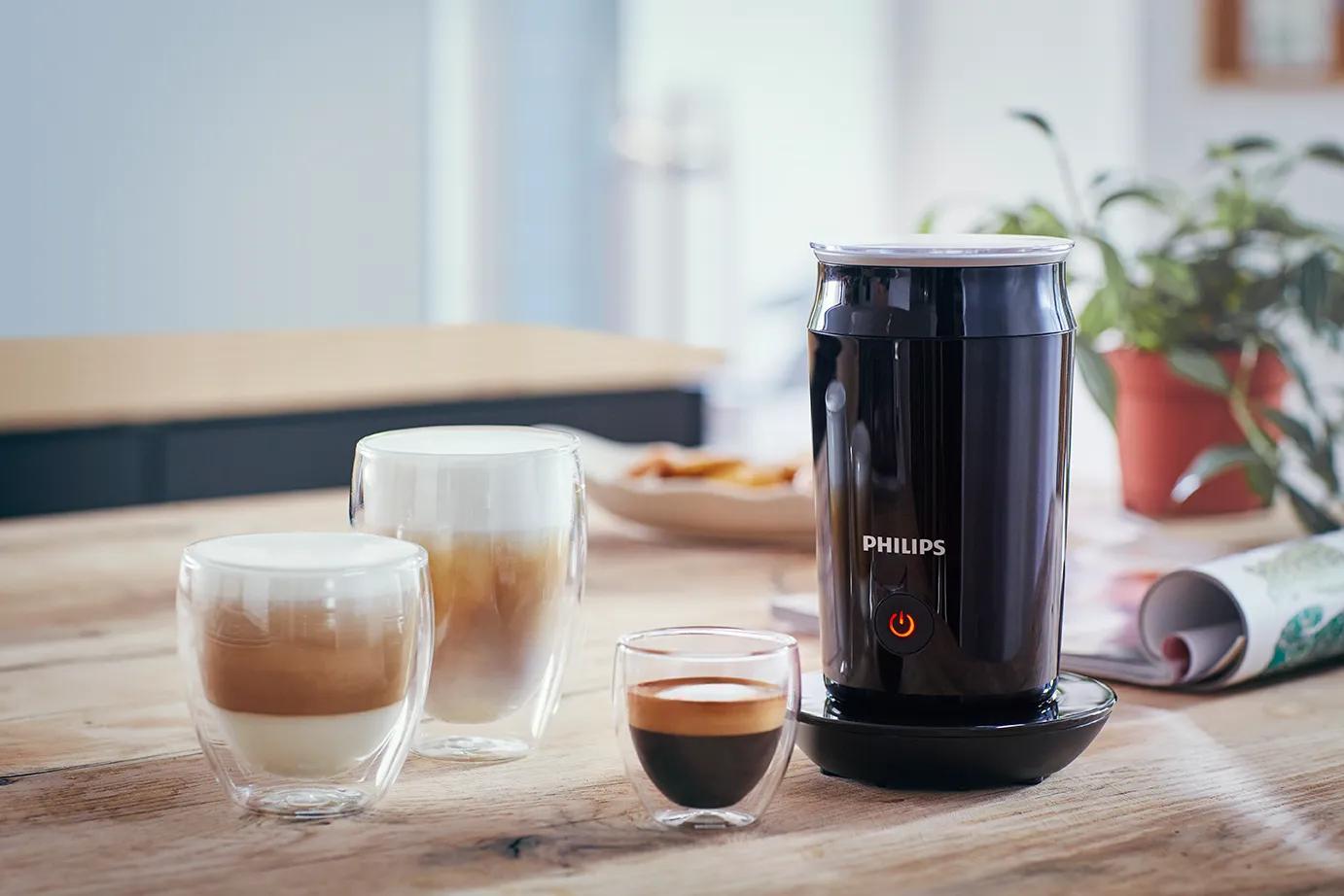 Votre mousse parfaite avec les mousseurs à lait Philips