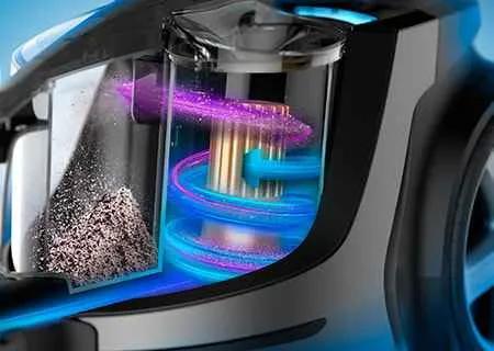 PowerCyclone Technologie für gründliche Reinigung - Beutellose Staubsauger