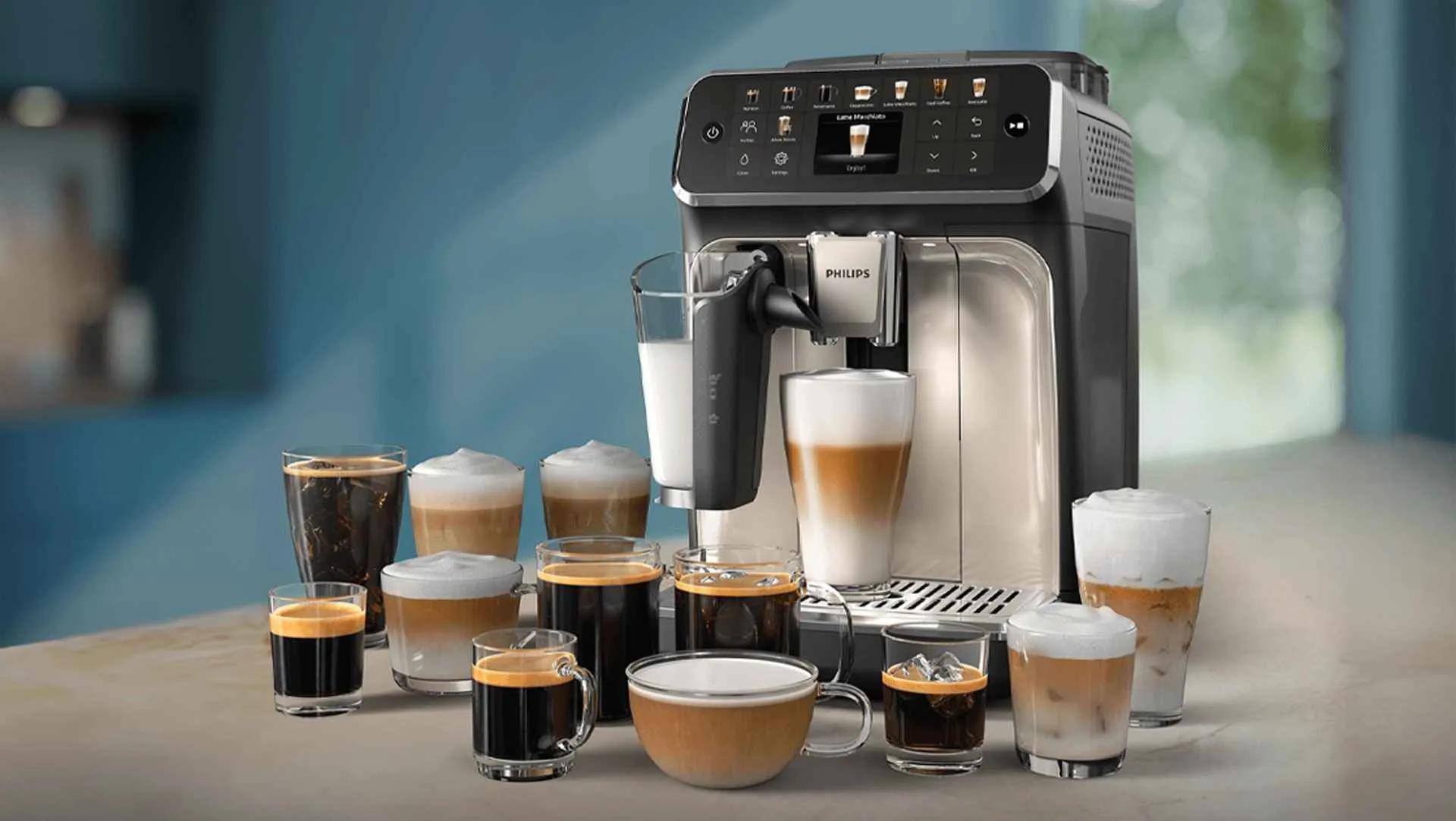 Vælg mellem mange kaffedrikke
