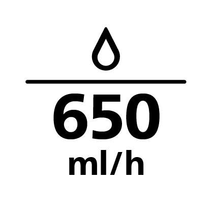 Humi rate: 650 ml/h