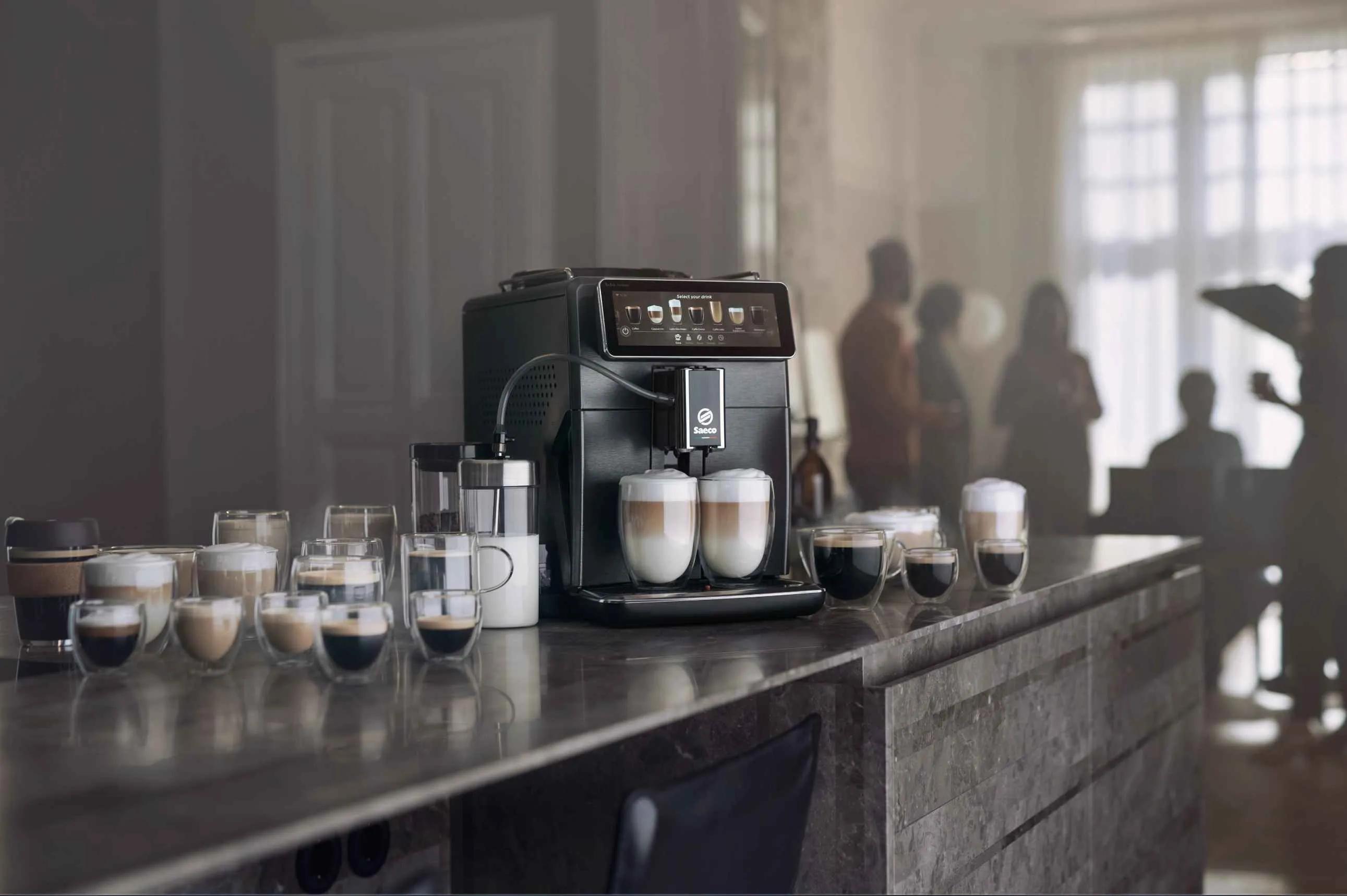 Le café parfaitement personnalisé avec les machines Saeco