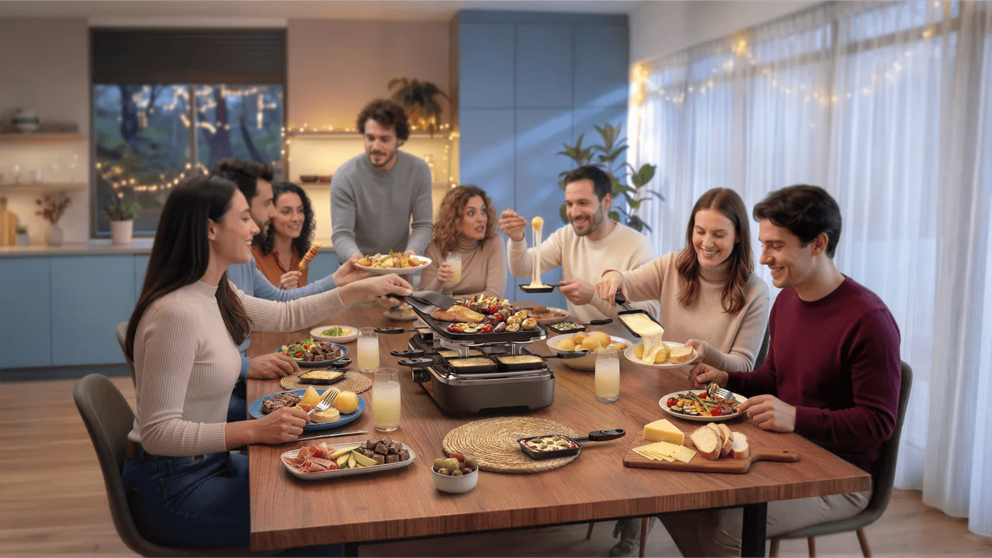 Das neue Philips Raclette-Erlebnis