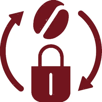 Smart lås på termoskanna