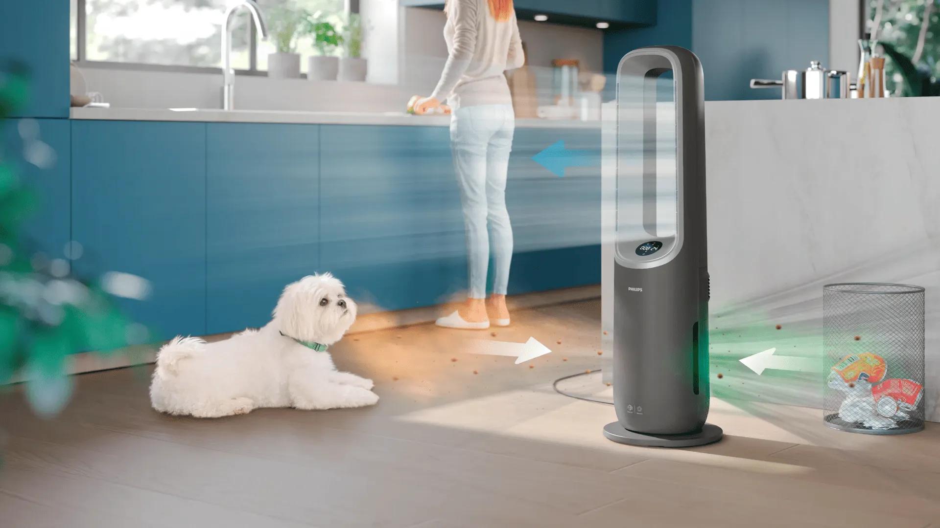 Der HEPA NanoProtect Filter entfernt 99,97%¹ der Schadstoffe für reinere Luft