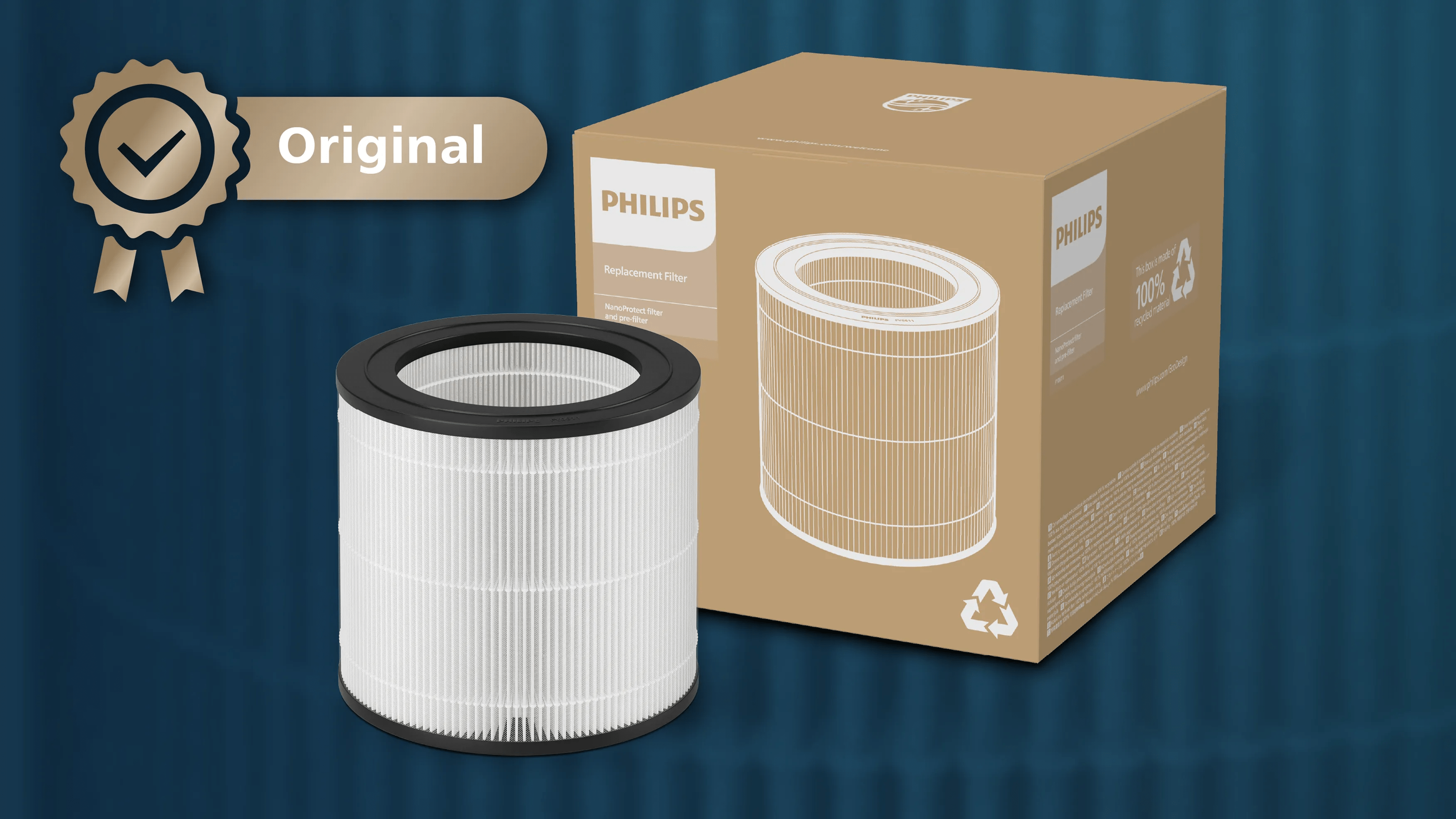 2 Filtri HEPA Di Ricambio FY0611 Per Purificatore Philips 600i, Compatibili Con AC0650 E AC0651/10, NanoProtect, Carbone Attivo Contro Odori E PM2.5