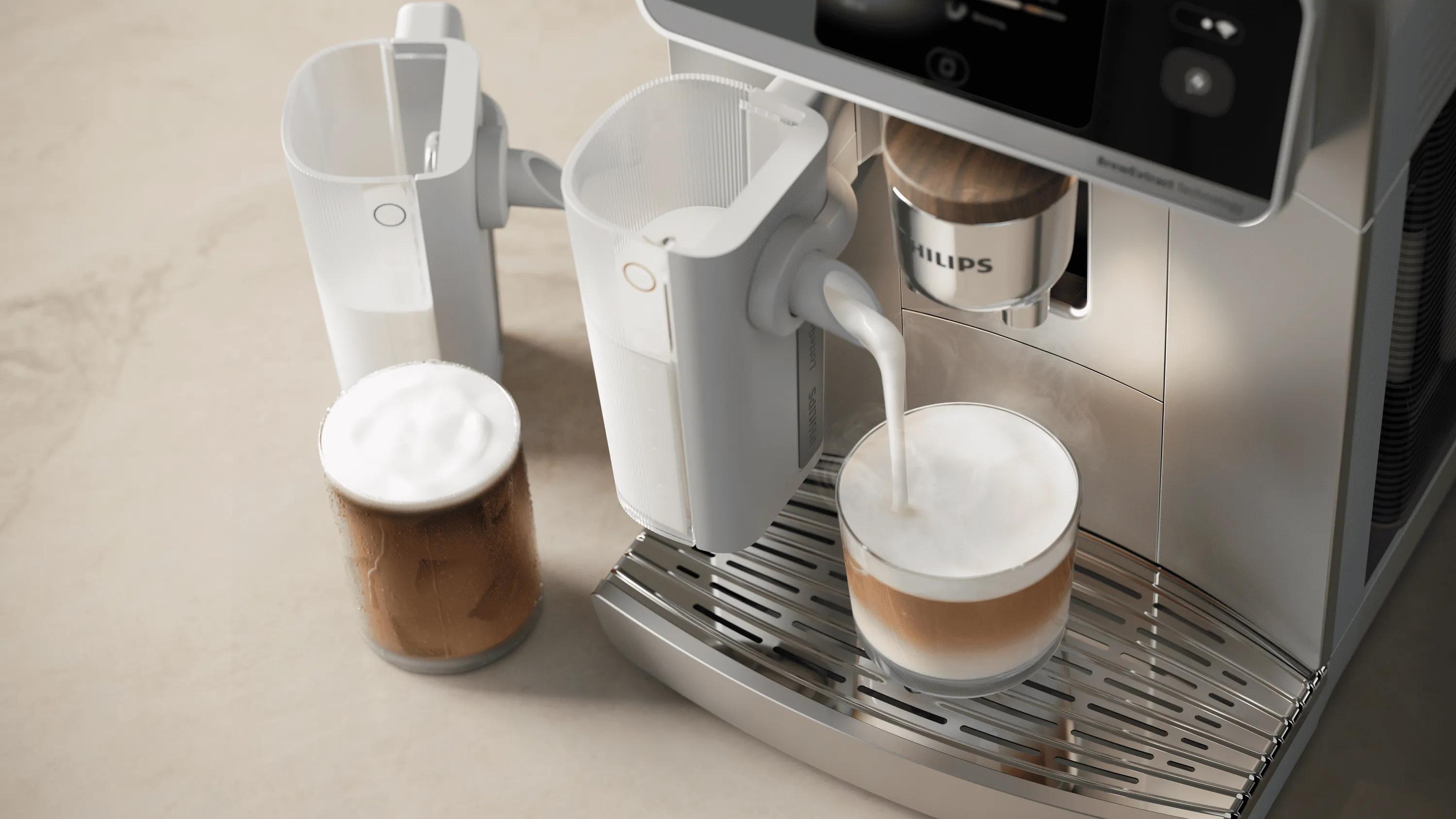 Seidiger Milchschaum mit LatteGo