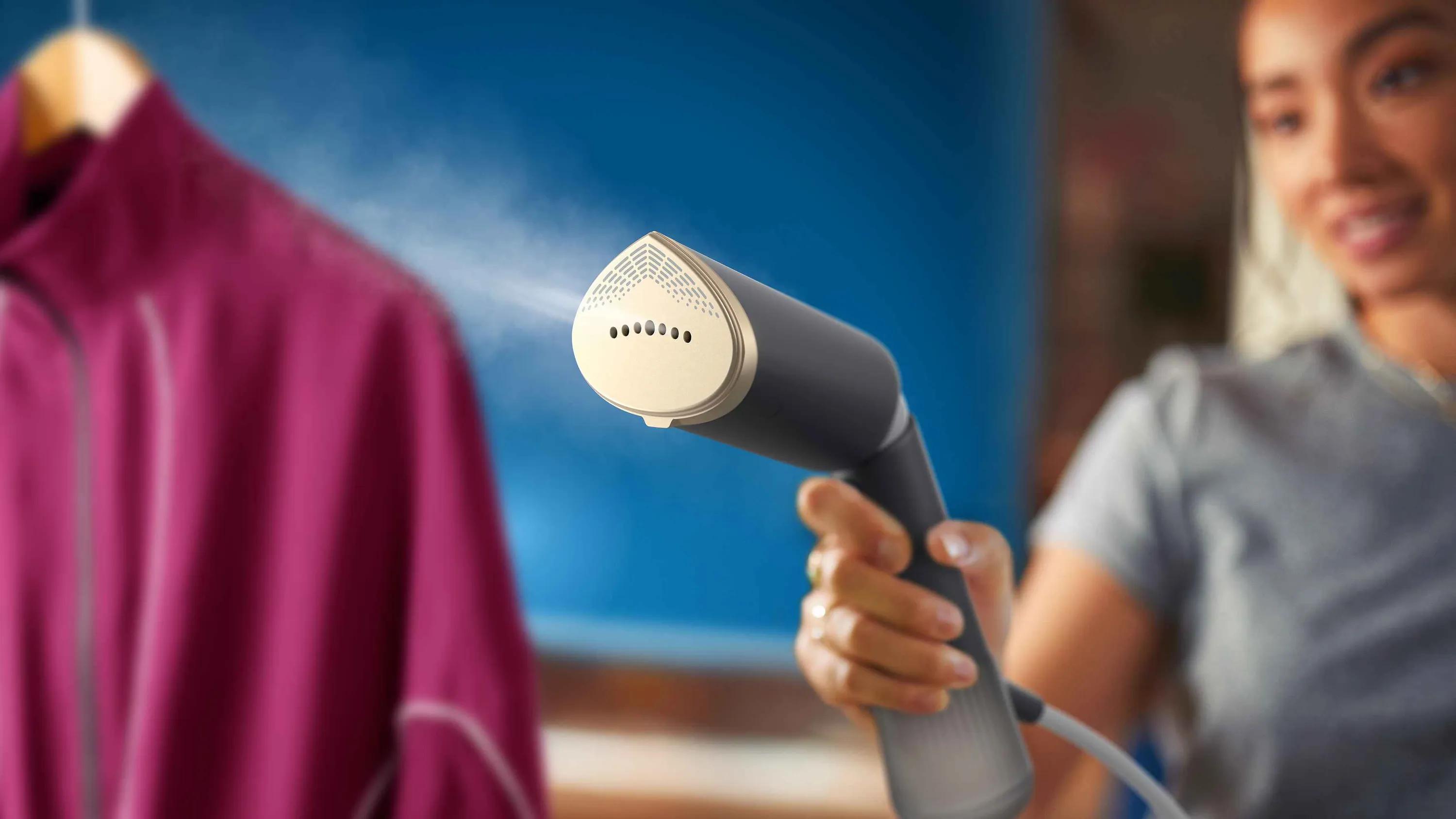 Perfekta resultat utan strykbräda med Philips handhållna steamers