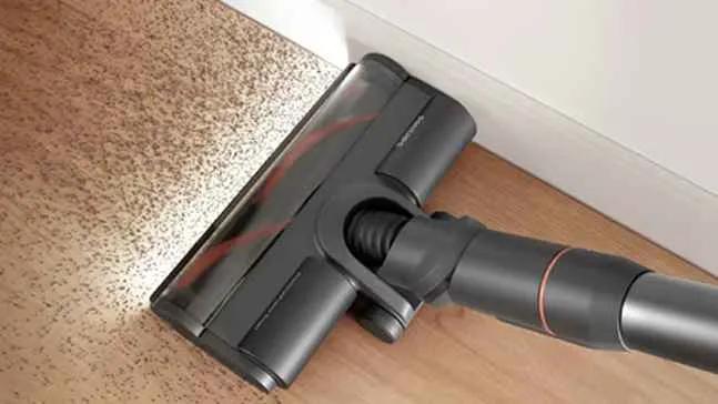 LED-Lichter machen versteckten Staub vor der Düse sichtbar