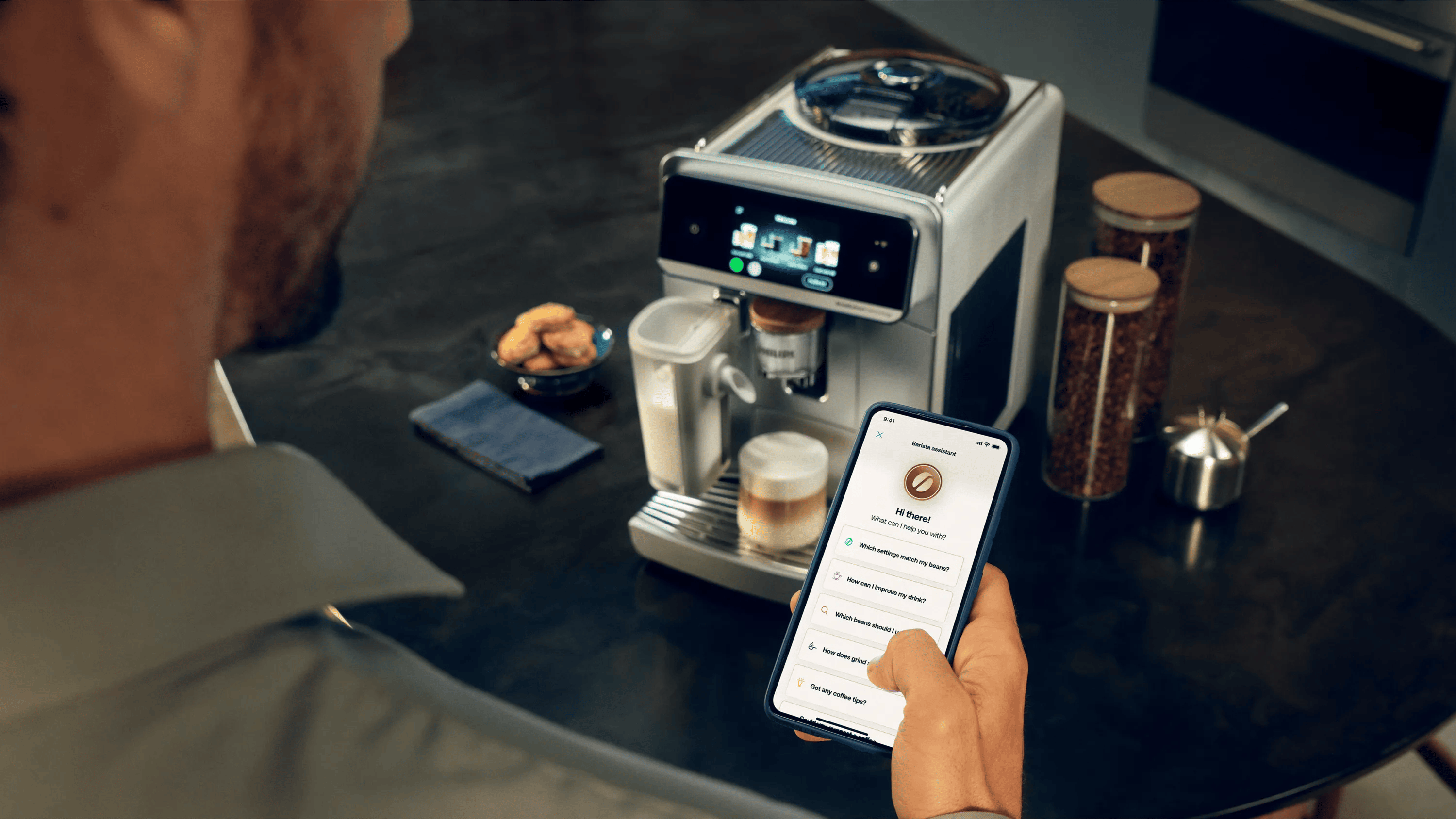 Maak koffie op jouw manier met een barista-assistent