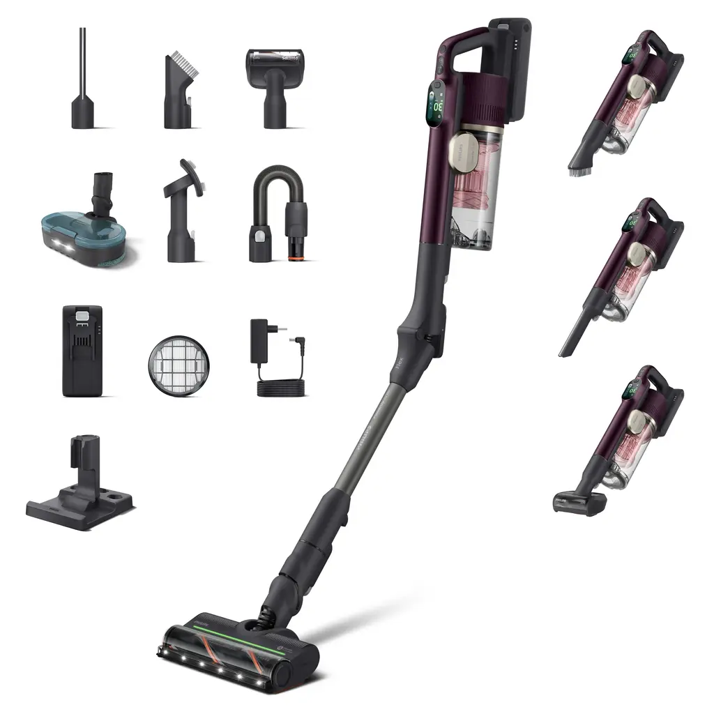 Philips PowerUp IQ 80 Aqua+ Pet Snoerloze stofzuiger Philips PowerUp IQ 80 Aqua+ Pet Snoerloze stofzuiger