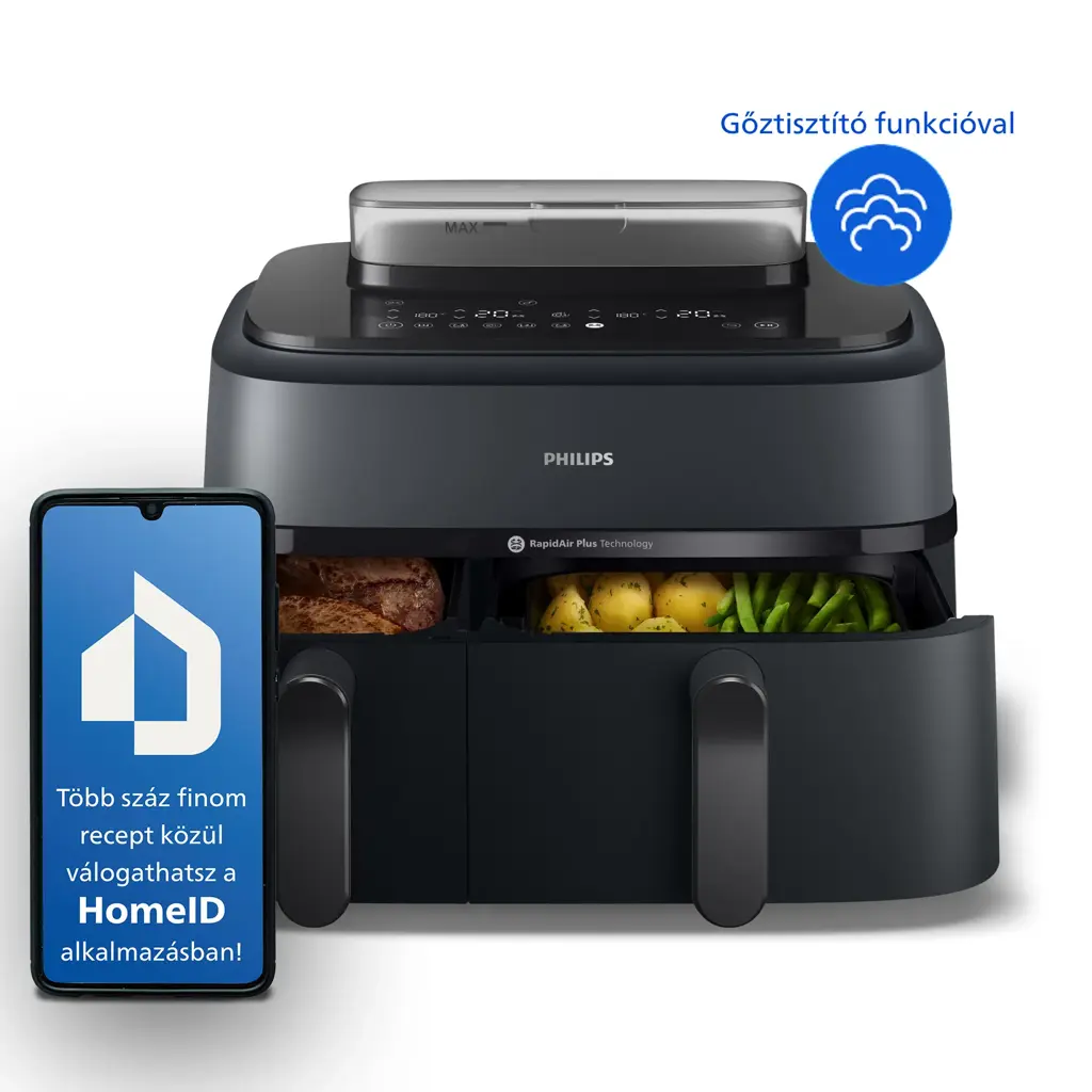 5000 Series Dupla kosaras Airfryer