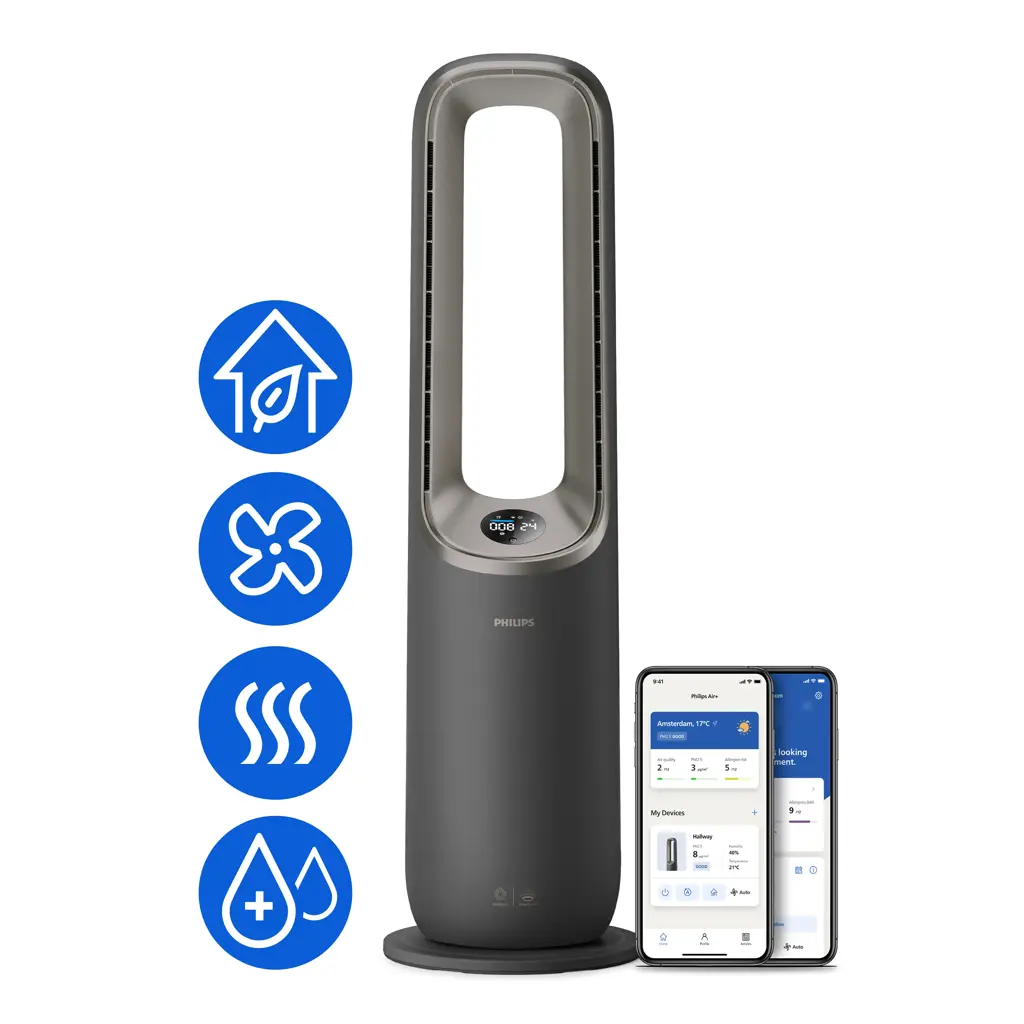 Air Performer 9000 Series 4-in-1: Luftreiniger, Ventilator, Heizer, Befeuchter