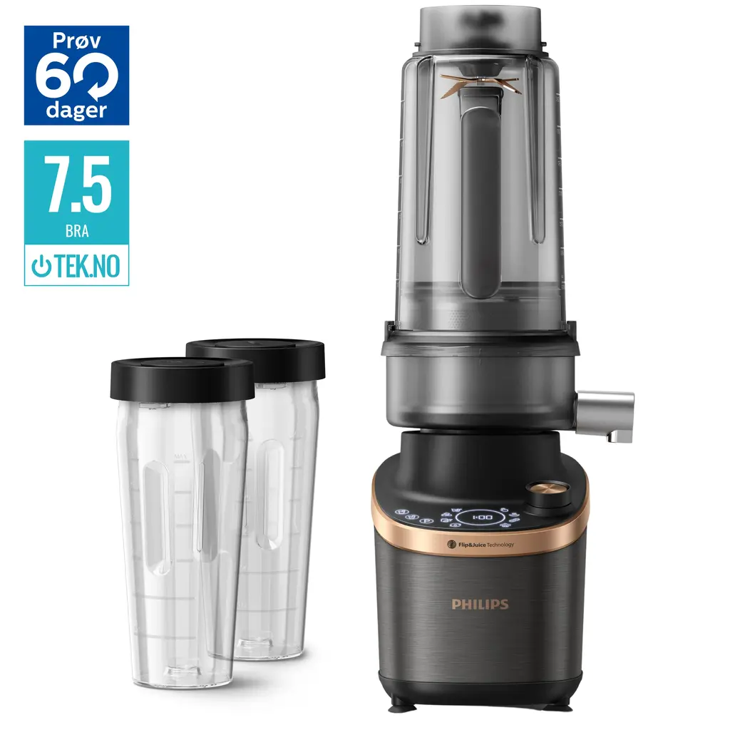 Flip & Juice™ Blender Høyhastighetsblender med juicer-modul