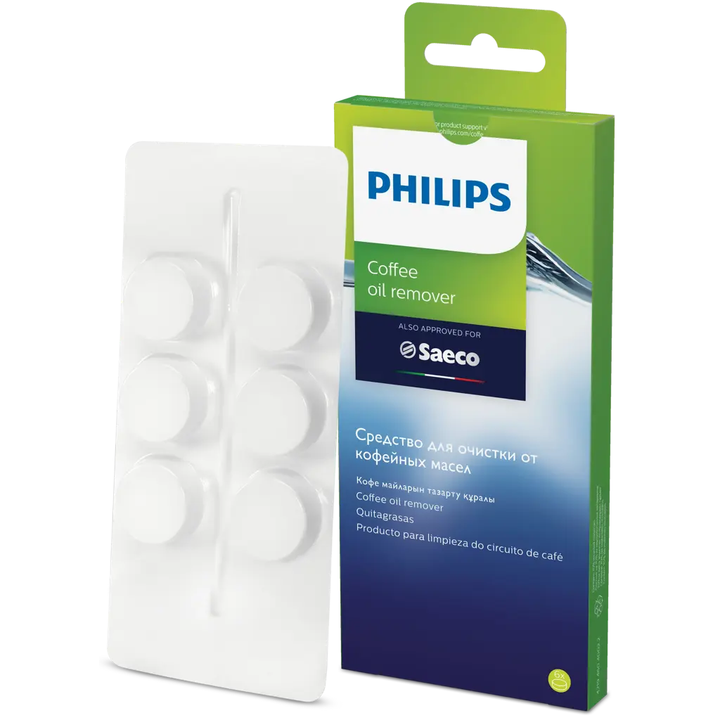 Koffieolie-verwijderingstabletten