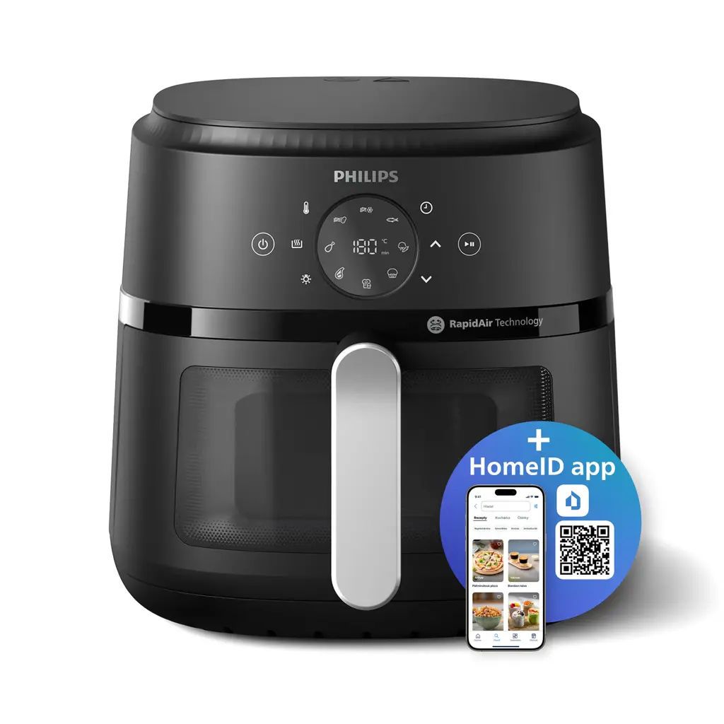 2000 Series Airfryer 2000 series, objem 6,2&nbsp;l (stříbrná)