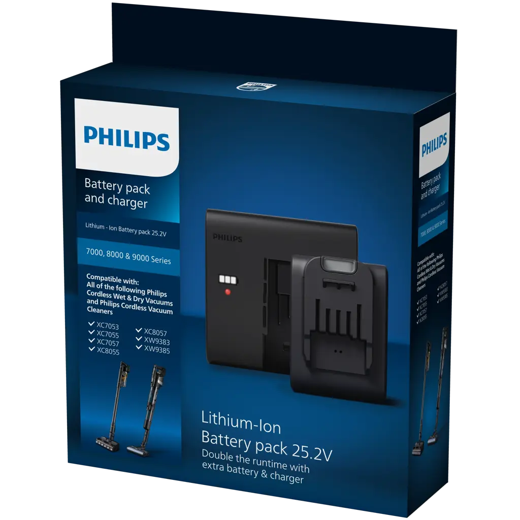 Batteripakke og lader Litiumionbatteripakke 25,2 V