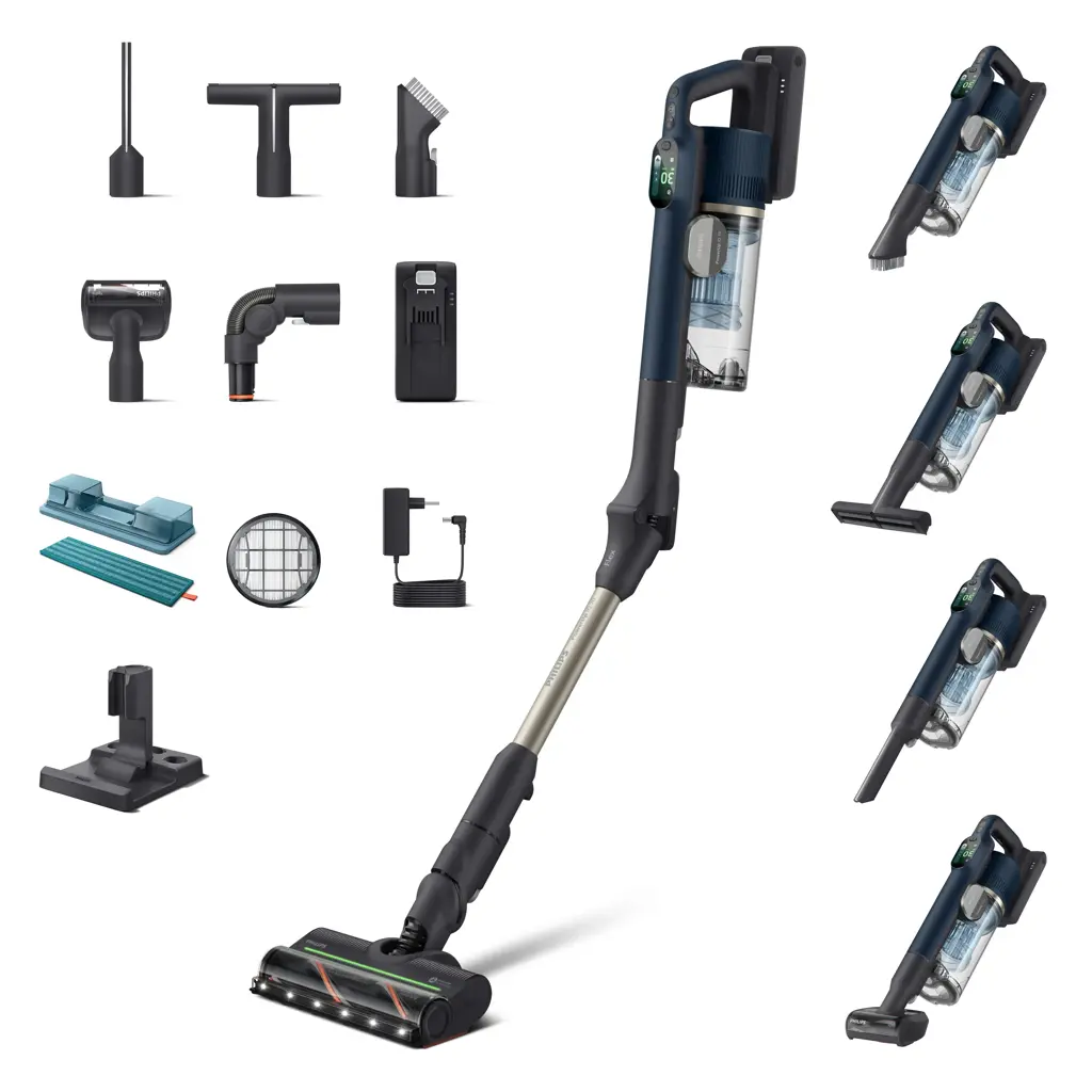 Philips PowerUp IQ 70 Complete Kabelloser Staubsauger