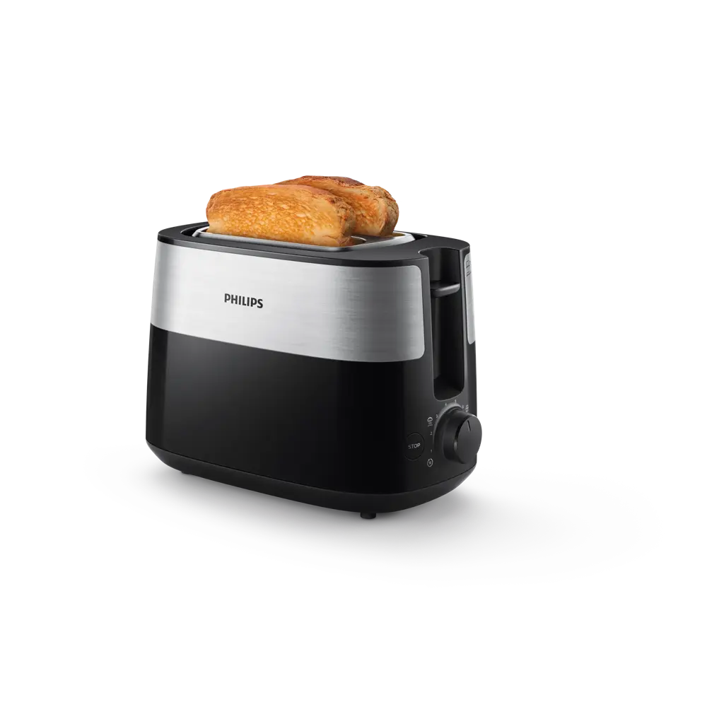 Collection Métal Grille-pain Philips - Toaster Métal, 2 fentes, 900W Collection Métal Grille-pain Philips - Toaster Métal, 2 fentes, 900W