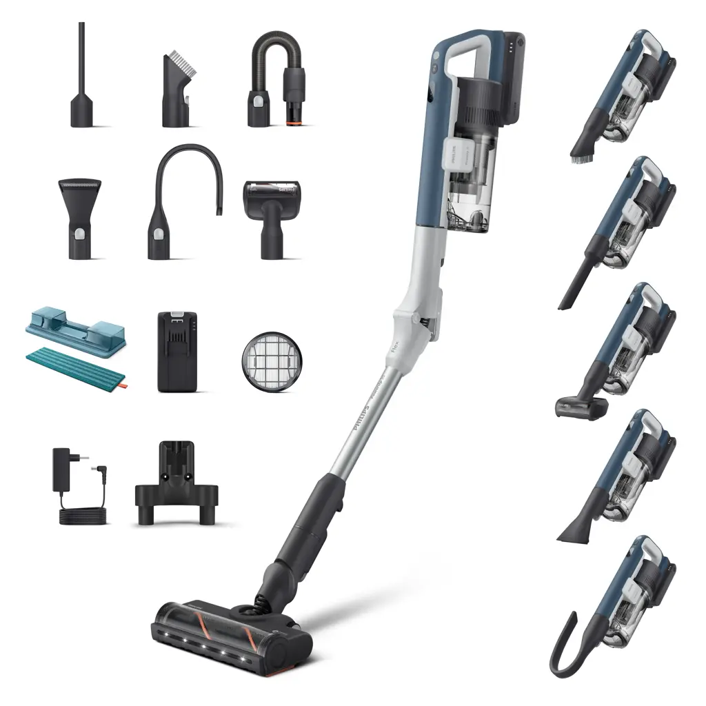 Philips PowerUp 30 Aqua Pro Kabelloser Staubsauger