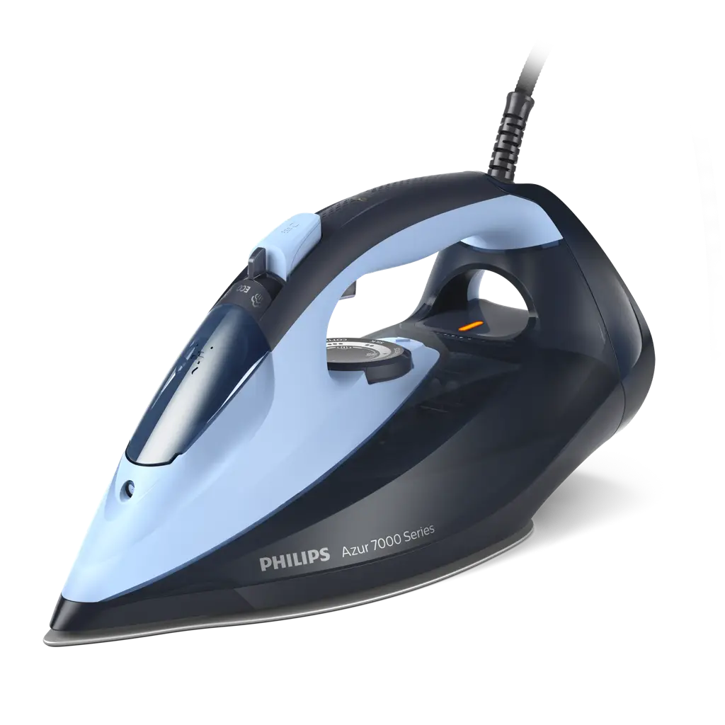7000 Series HV Dampfbügeleisen Hell-/Dunkelblau – Refurbished