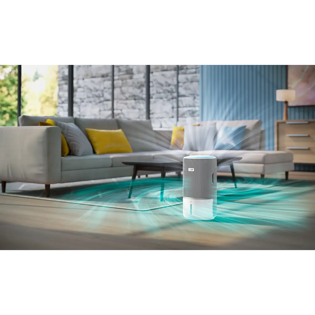Origineel vervangingsfilter van Philips voor de 2-in-1 luchtreiniger en luchtbevochtiger 3400 serie AC3420 en AC3421, HEPA NanoProtect Actief Koolstof, 12 maanden levensduur, zwart/wit (FY3400/30