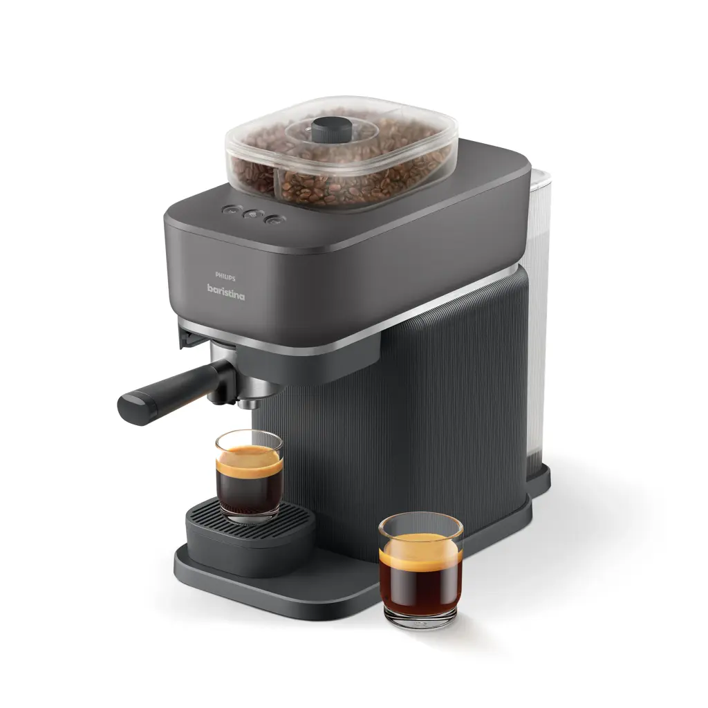 Baristina con Bean Swap - Macchina da caffè espresso, Nera Baristina con Bean Swap - Macchina da caffè espresso, Nera