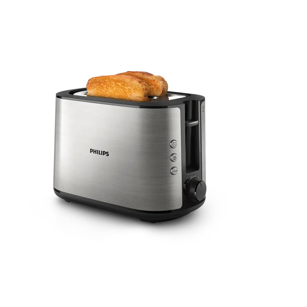 Viva-collectie Broodrooster - 2 sneetjes, brede opening, metaal