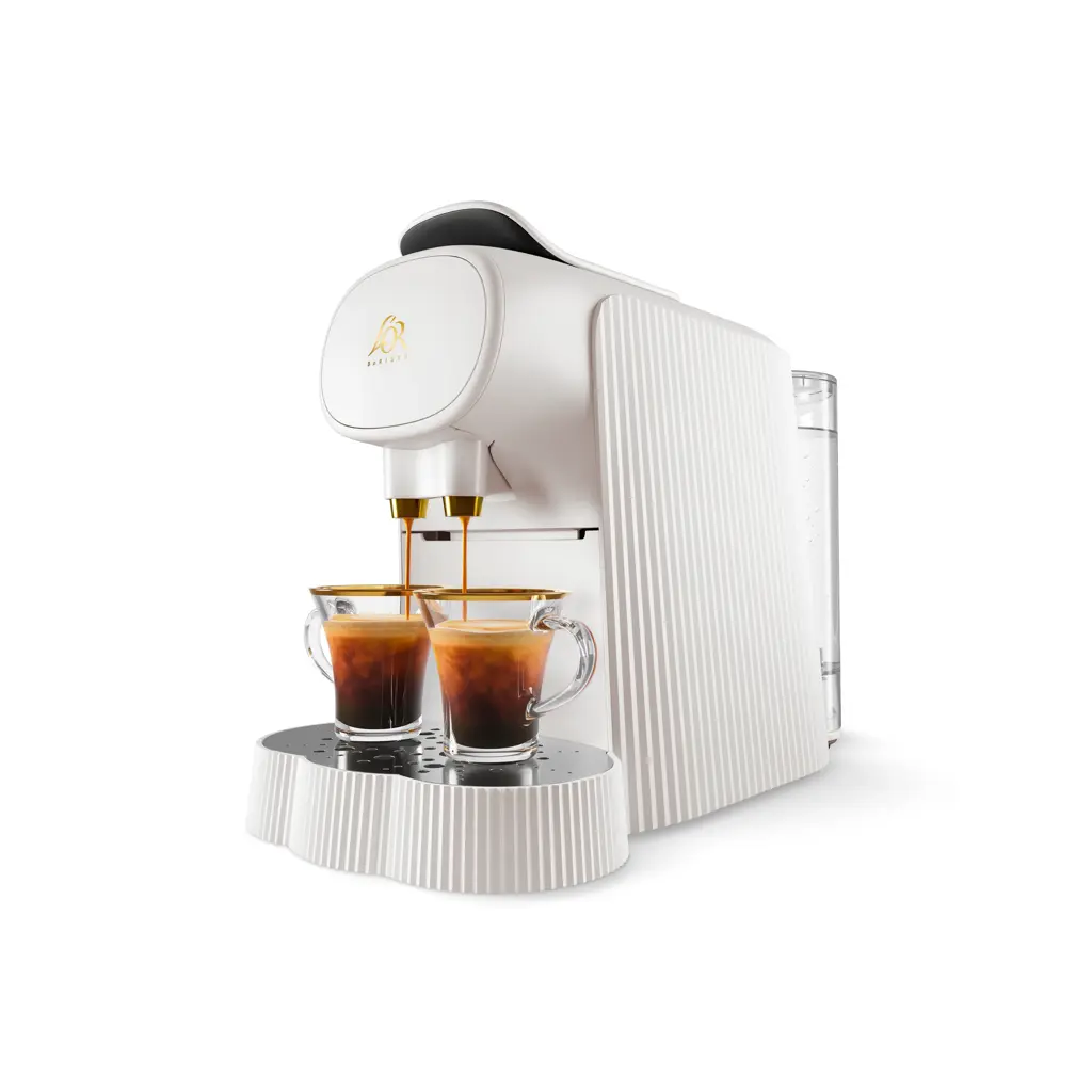 L'Or Barista Sublime Cafetière capsules Philips -  Machine à café Alessi, 19 bars, Blanc
