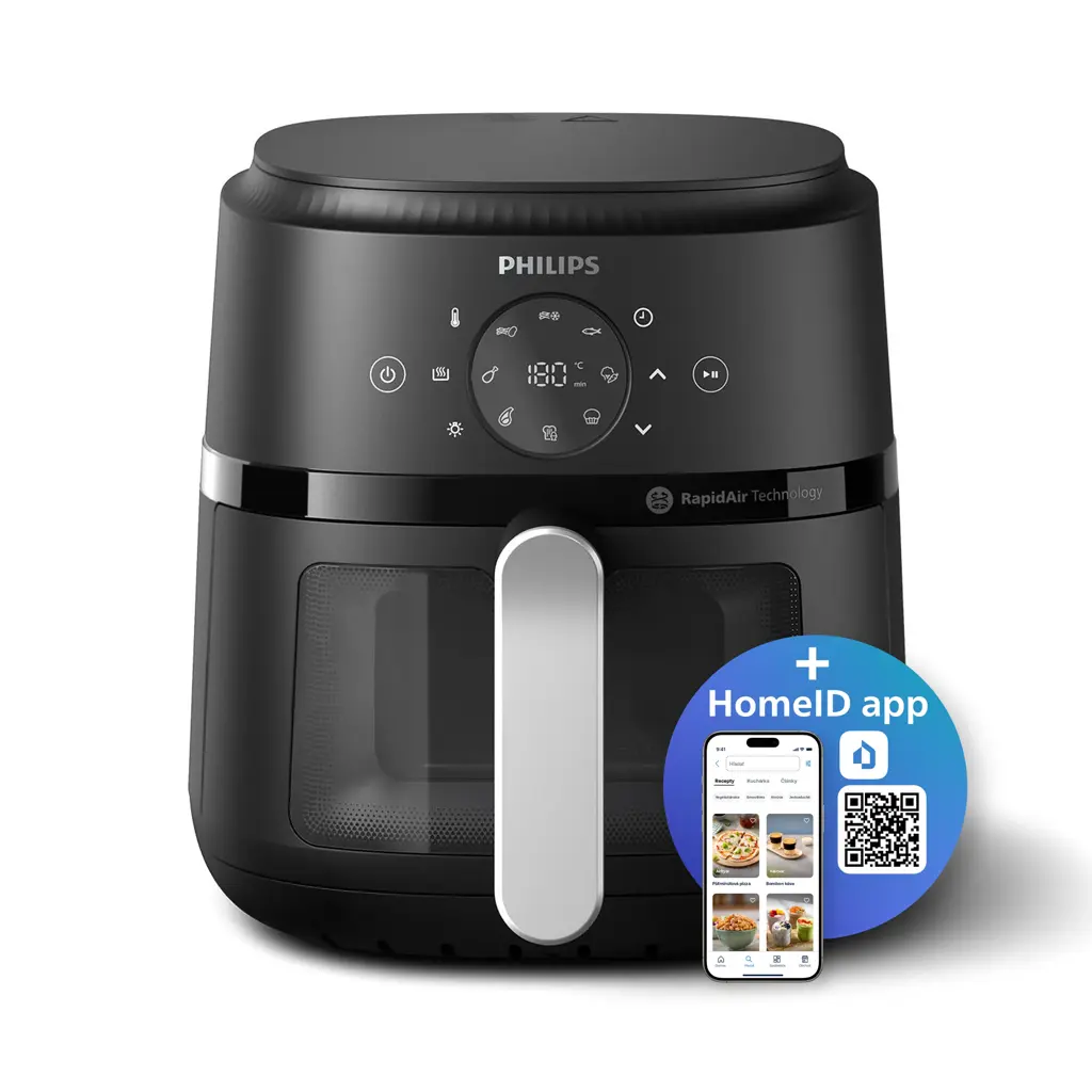 2000 Series Airfryer 2000 series, objem 4,2&nbsp;l (stříbrná)