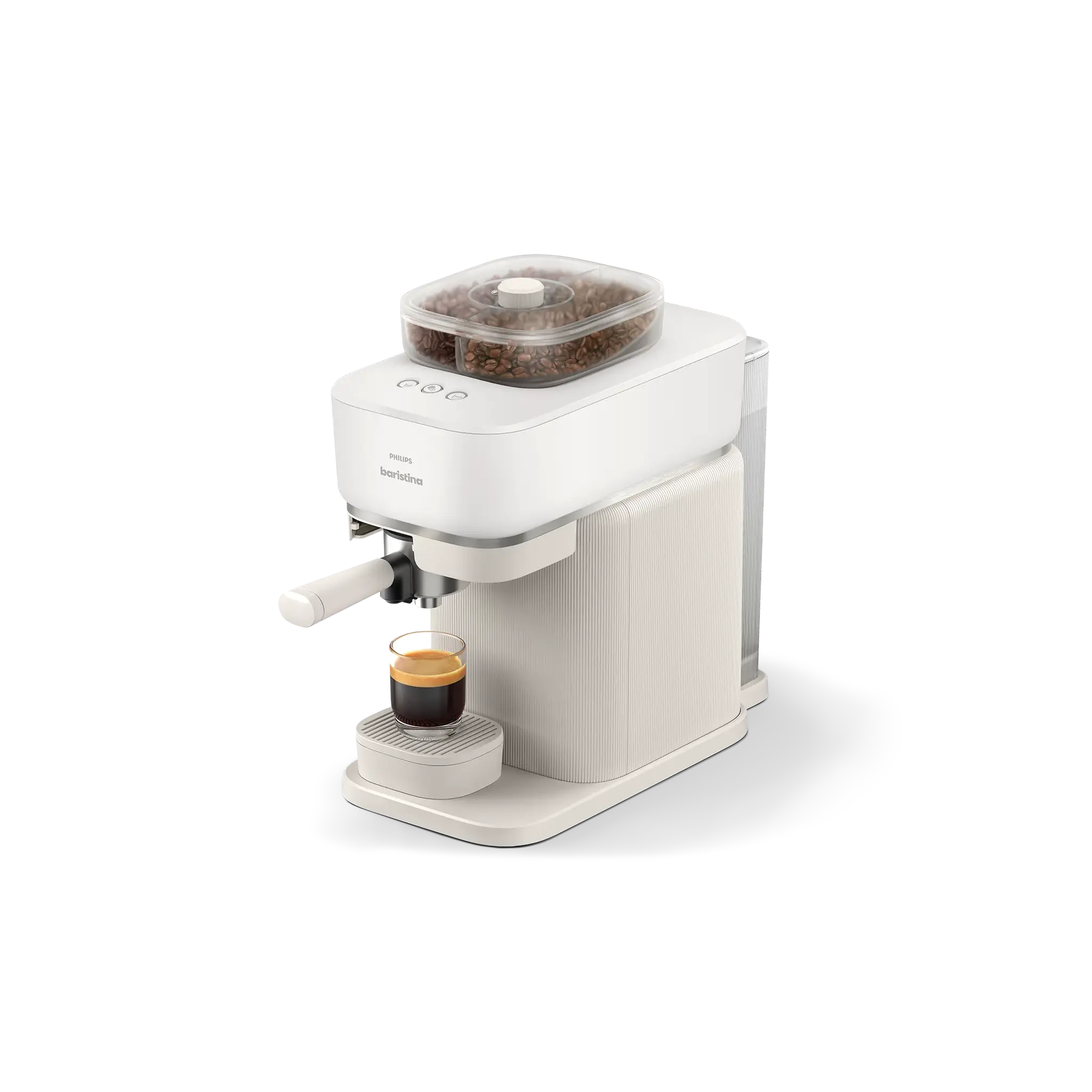 Machine à Café Prixton Bari 3 En 1 - Expresso Américain Cappuccino 15 Bars
