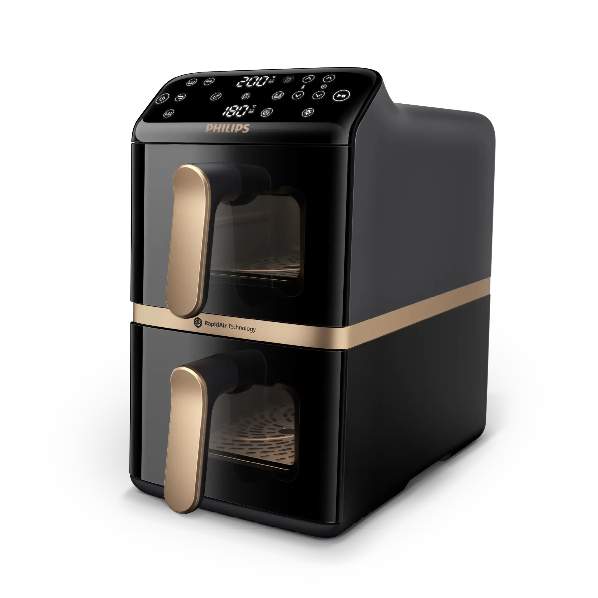 Philips 4000 Series NA462/79 stacked dual-basket air fryer