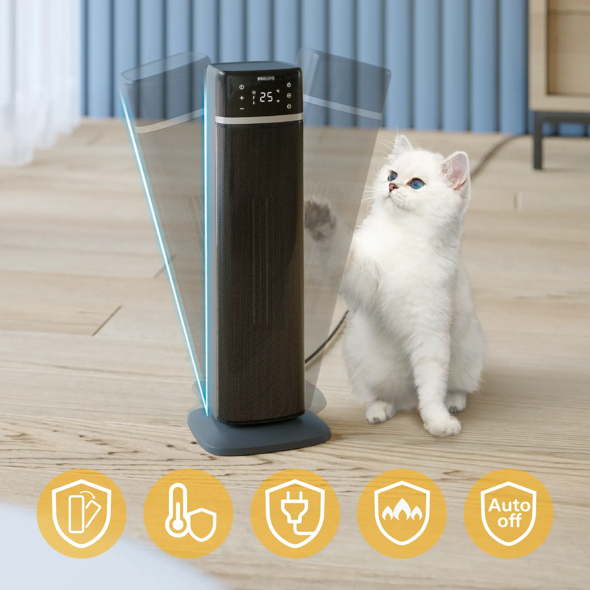 5000 Series Smart Tower Ceramic Heater | Home life products | Philips