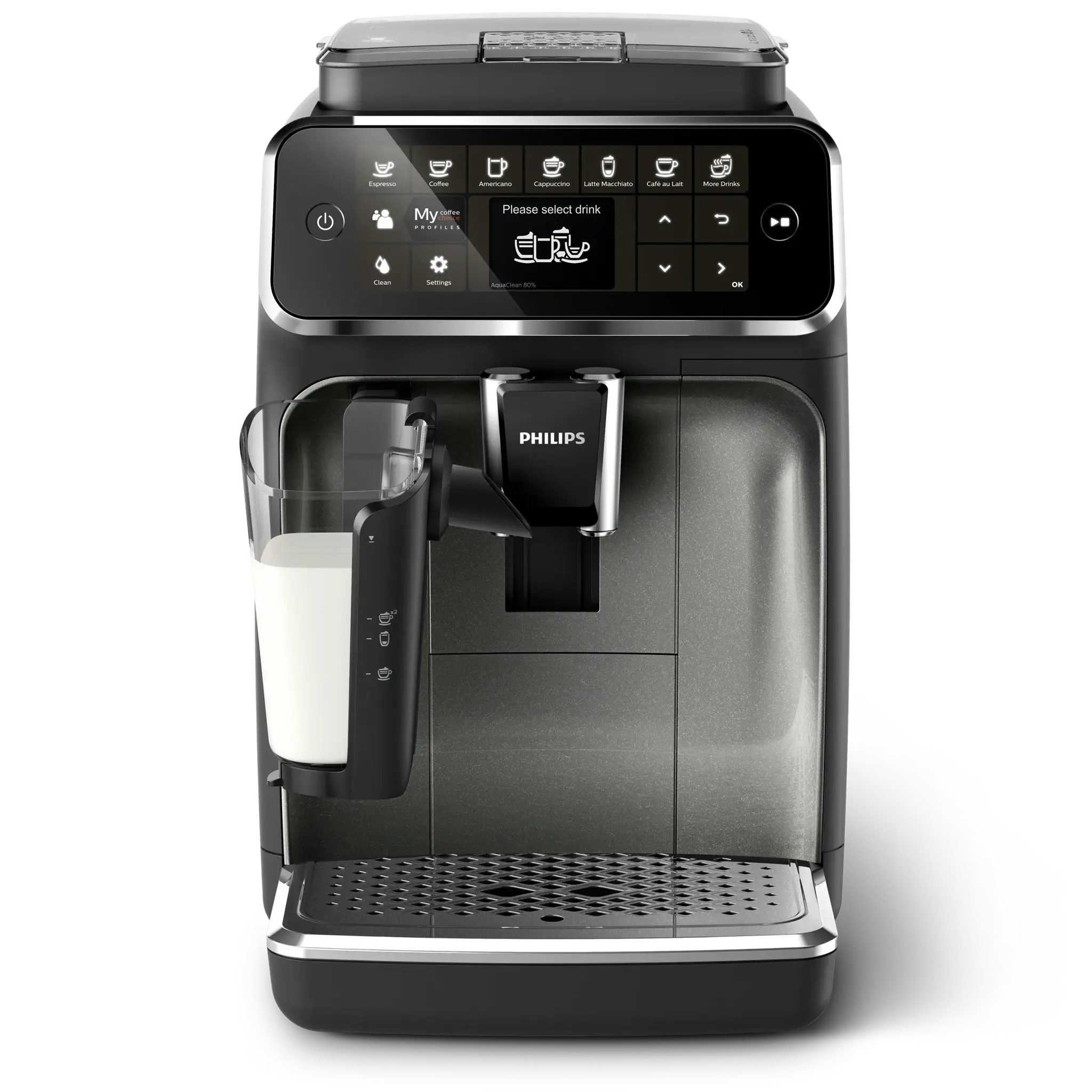Philips Series 4300 LatteGo EP4346 — vue détaillée 2 (Philips officiel)