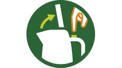 Spring lid with large opening