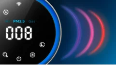 Anzeige der Luftqualität