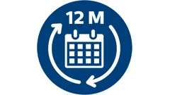 Vervang elke 12 maanden