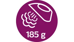Dampfstoß von bis zu 185&nbsp;g