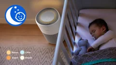 With a soothing nightlight