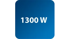 1300&nbsp;W para un vapor potente