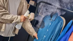 Kraftvoller Dampfstoß