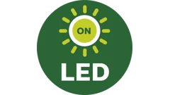 Blue light indicator