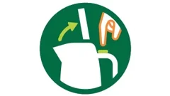 Coperchio a molla con ampia apertura*