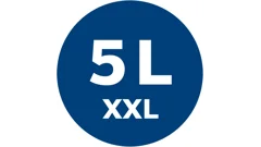 XXL de 5&nbsp;l para una aspiración extrema