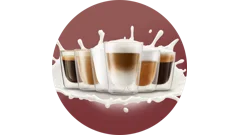 Kaffeespezialitäten mit frischer Milch