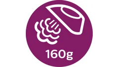 Dampfstoß von bis zu 160&nbsp;g