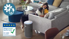 Captures 99.99% of allergens