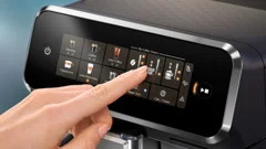 Easy coffee selection and customisation