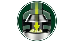 Allt fruktkött samlas på ett ställe